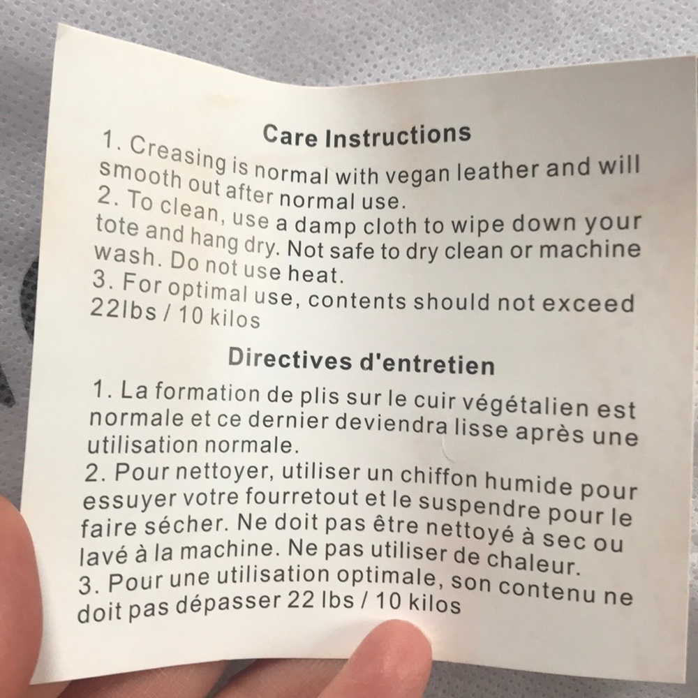 Vince Camuto NWOT Vegan tote - Picture 5 of 6